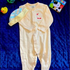 Infant footie pajama bundle